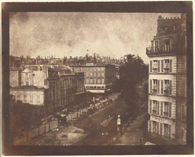 Letecký pohled na Paříž od William Henry Fox Talbot