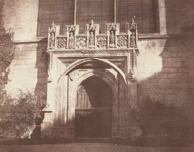 An An Ancient Door, Magdalen College, Oxford od William Henry Fox Talbot