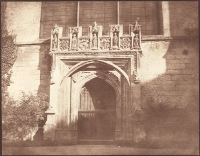 Ancient Door v Magdalen College v Oxfordu od William Henry Fox Talbot