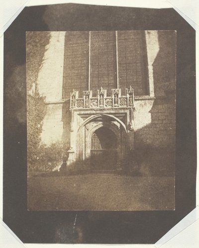 Starobylé dveře, Magdalen College, Oxford od William Henry Fox Talbot