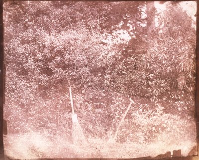 Koště a rýč, 1842 od William Henry Fox Talbot