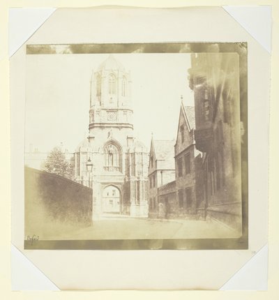 Brána Christchurch, Oxford od William Henry Fox Talbot