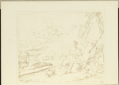 Hagar v poušti od William Henry Fox Talbot