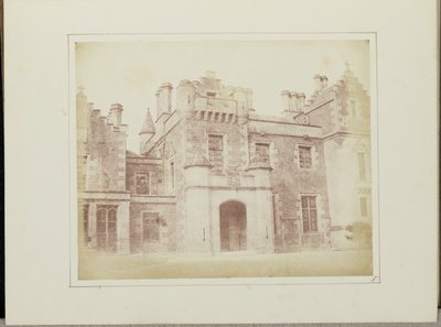 Hall Door, Abbotsford od William Henry Fox Talbot