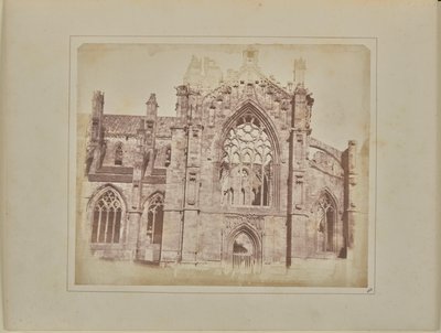 Opatství Melrose od William Henry Fox Talbot