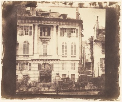 Pařížské řadové domy v Paříži od William Henry Fox Talbot