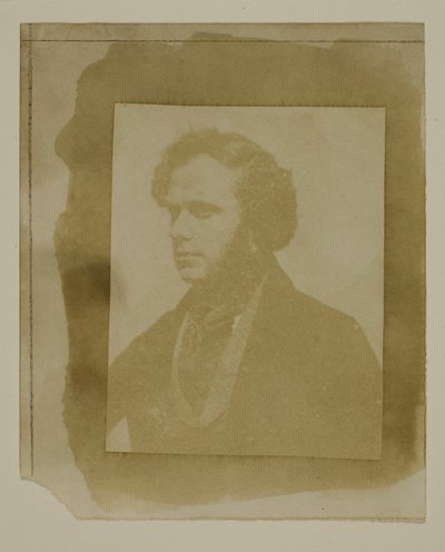 Portrét Hennemana z profilu od William Henry Fox Talbot