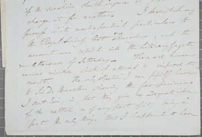 Podepsaný dopis Williama Henryho Foxe Talbota Jamesi Davidu Forbesovi, 1839 od William Henry Fox Talbot