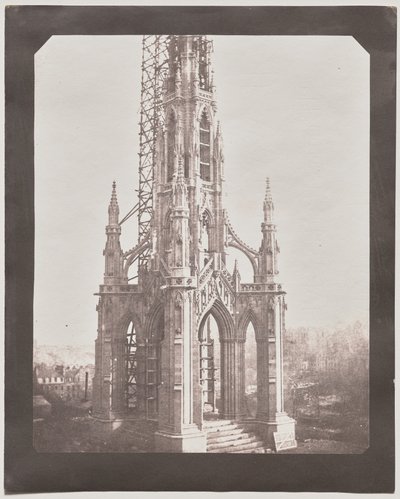 Pomník sira Waltera Scotta, Edinburgh od William Henry Fox Talbot