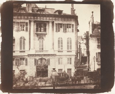 Pařížské bulváry, 1843 (foto) od William Henry Fox Talbot