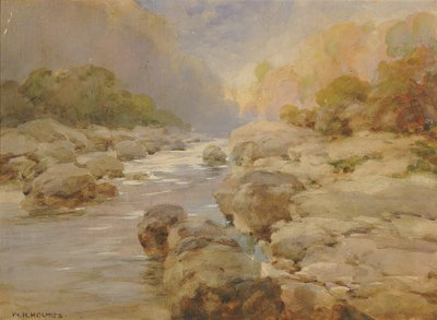 Neupravený potok Rock Creek, kolem roku 1910 od William Henry Holmes