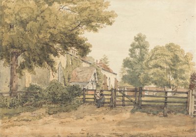 Aldenhamský kostel od William Henry Hunt