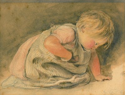 Zvědavost, skica od William Henry Hunt