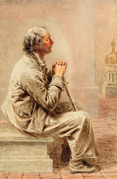 Rustikální oddanost, kolem roku 1840 od William Henry Hunt