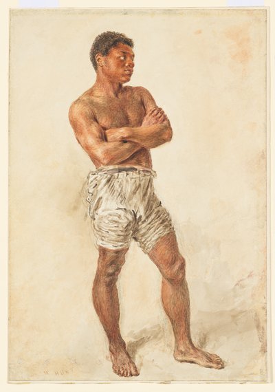Studie mladé modelky od William Henry Hunt
