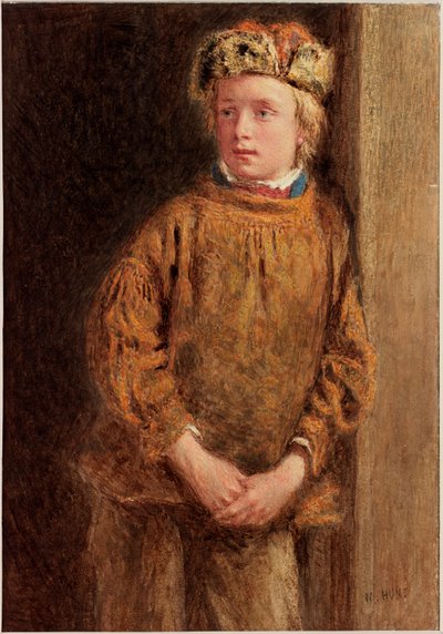 The Fisherboy (bc a wc na tkaném papíře) od William Henry Hunt