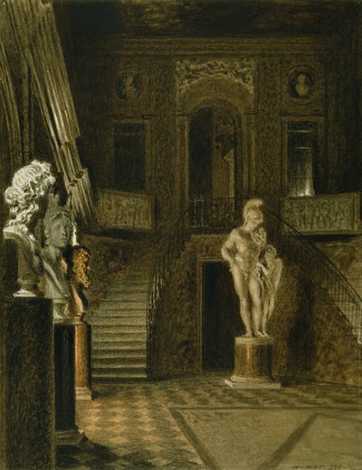Painted Hall v Chatsworthu od William Henry Hunt