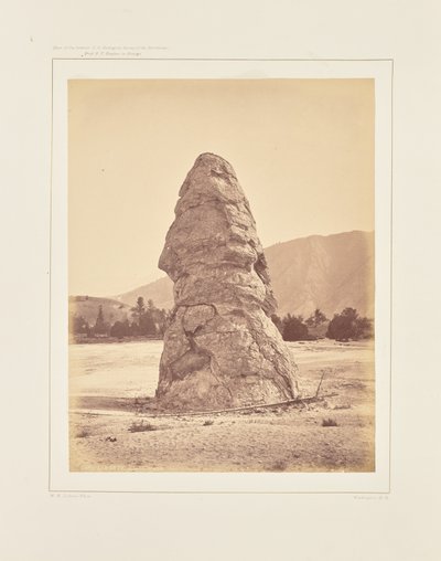Čepice svobody, Mammoth Hot Springs od William Henry Jackson