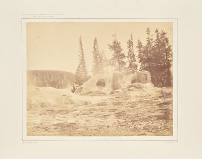 Kráter gejzíru Grotto od William Henry Jackson