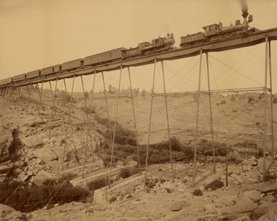 Most Dale Creek, Union Pacific Railway od William Henry Jackson