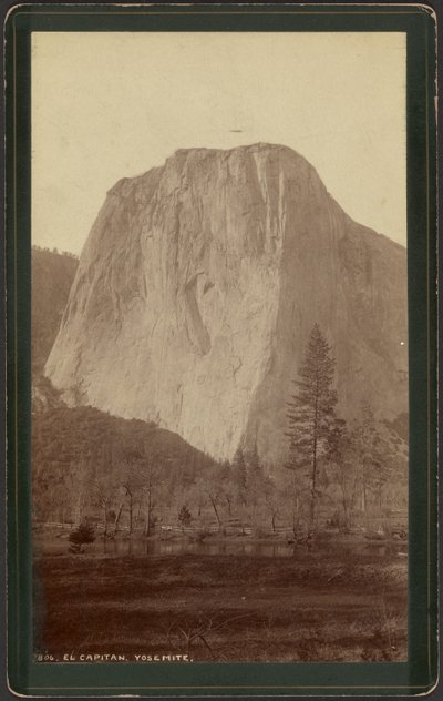 El Capitan, Yosemite od William Henry Jackson