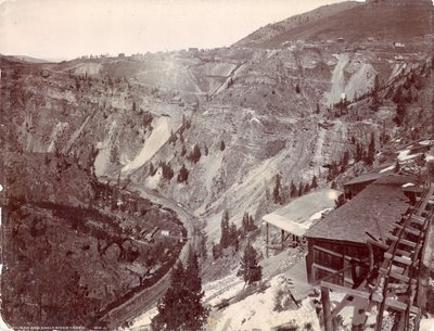 Gilman and Eagle River Canyon, kolem 1880-90 od William Henry Jackson