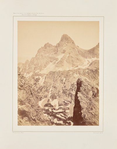 Hora Hayden nebo Velký Teton od William Henry Jackson