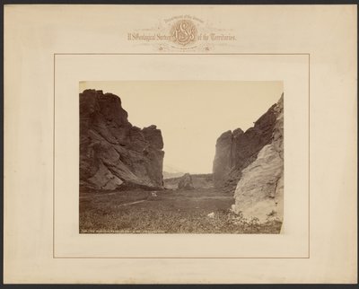 Krásná brána -- Zahrada bohů, Colorado od William Henry Jackson