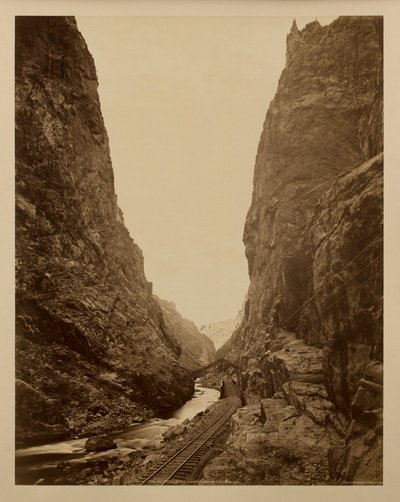 Royal Gorge, Grand Canyon v Arkansasu od William Henry Jackson