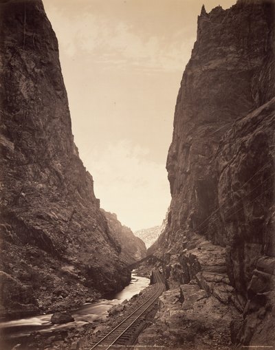 Královská soutěska, Velký kaňon řeky Arkansas od William Henry Jackson