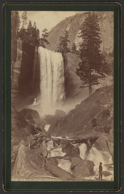 Vernal Falls. Yosemity. od William Henry Jackson