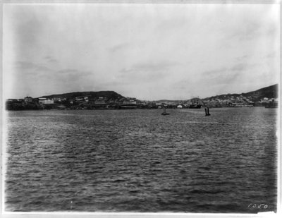 Vladivostok - panoramatický výhled z přístavu od William Henry Jackson