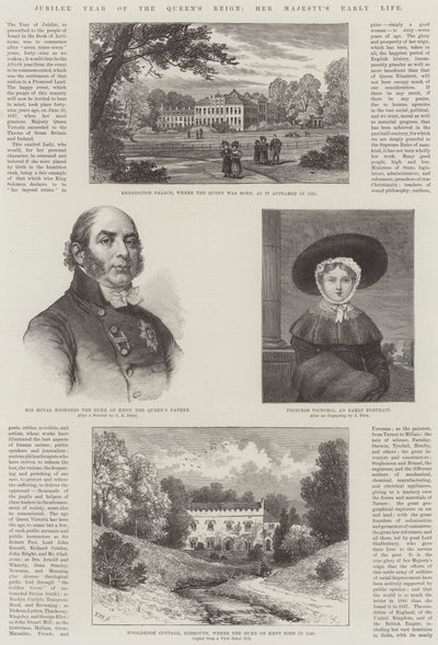 Jubilejní rok vlády královny, Raný život Jejího Veličenstva od William Henry James Boot