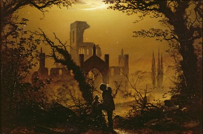Kirkstall Abbey, Yorkshire, 1877 od William Henry James Boot