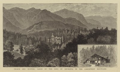 Palác a lovecký zámeček krále Rumunska v Karpatech od William Henry James Boot