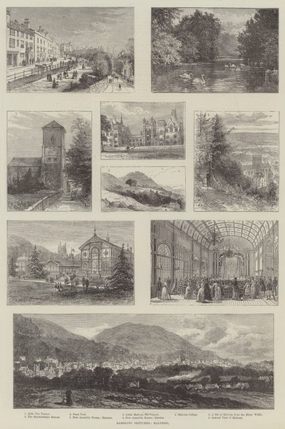 Rambling Sketches, Malvern od William Henry James Boot