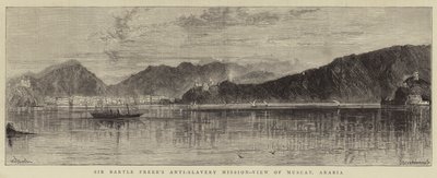 Protiotrocká mise sira Bartla Frerea, Pohled na Muscat, Arábie od William Henry James Boot