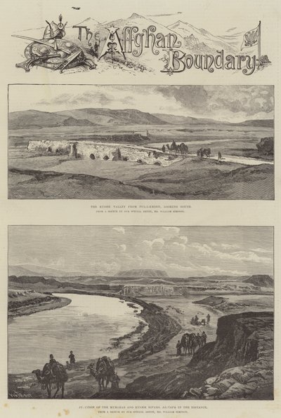 Afghánská hranice od William Henry James Boot