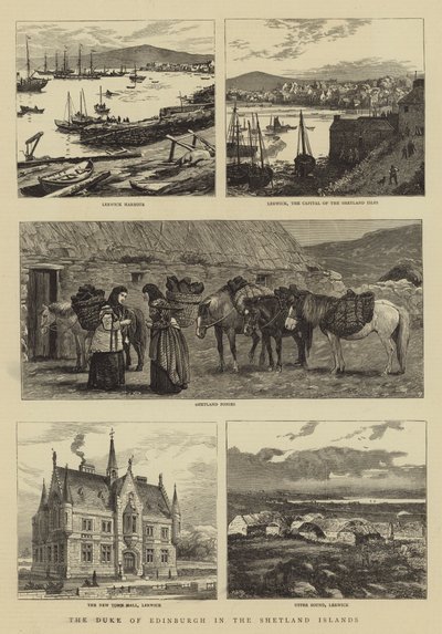 Vévoda z Edinburghu na Shetlandských ostrovech od William Henry James Boot