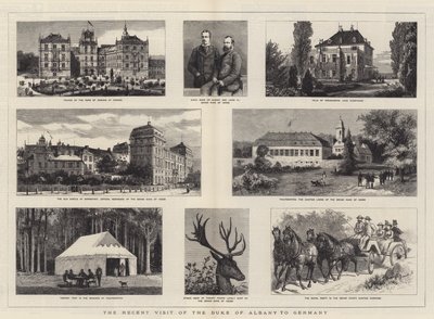 Nedávná návštěva vévody z Albany v Německu od William Henry James Boot