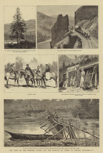 Návštěva princezny Louise a markýze z Lorne v Britské Kolumbii, II od William Henry James Boot