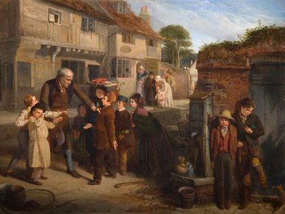 Rozbité okno, 1855 od William Henry Knight