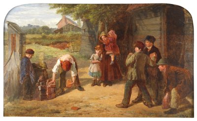 Vesnická hra, 1860 od William Henry Knight