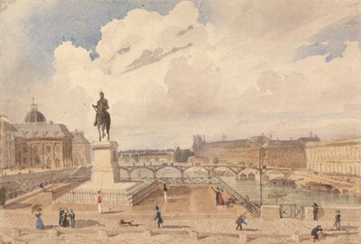 Pohled z Pont Neuf od William Henry Lake Price