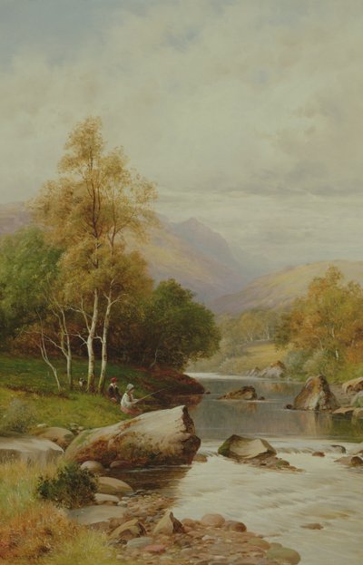 Klidné místo v údolí Festiniog, Wales, 1909 od William Henry Mander