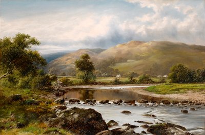 Stepping Stones v Bettws-y-Coed, Severní Wales od William Henry Mander