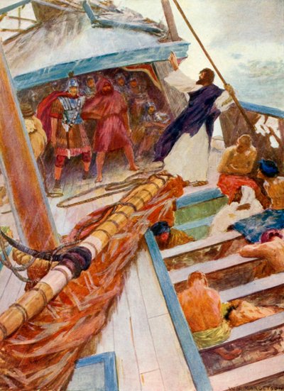 Paul ztroskotal od William Henry Margetson