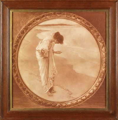 Moře má své perly (fotografická reprodukce vytištěná v sépii) od William Henry Margetson