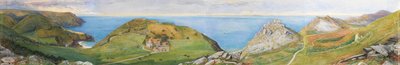 Údolí skal (wc a kvaš zvýrazněné bílou barvou) od William Henry Millais