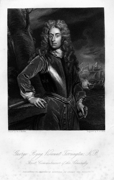 George Byng, vikomt Torrington, 1837 od William Henry Mote